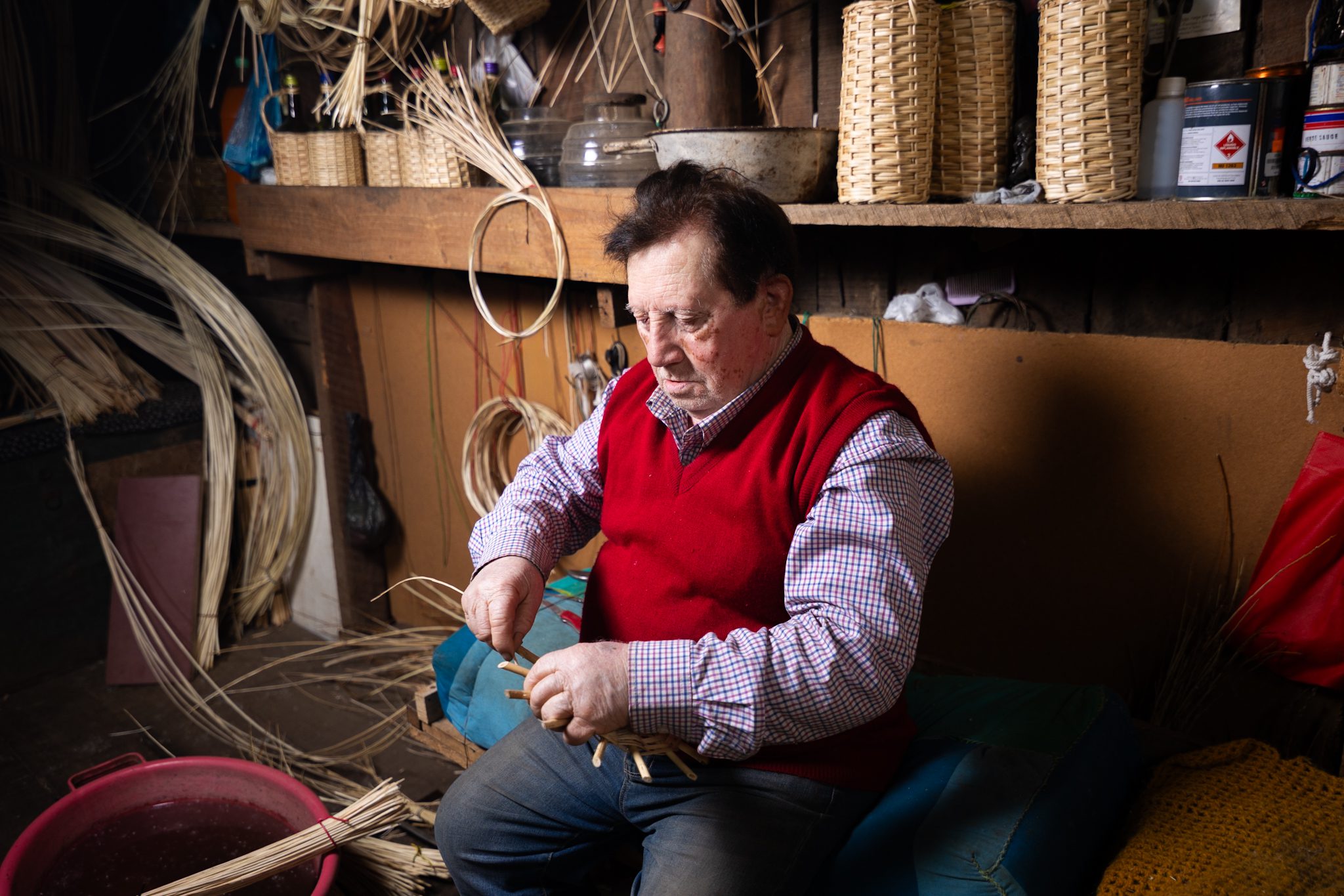 Artesanía en mimbre – Juan Pablo Núñez