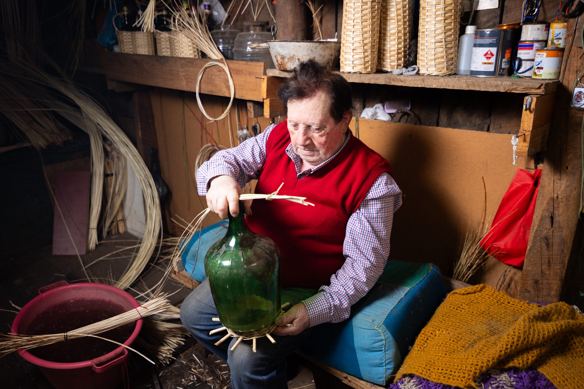 Artesanía en mimbre – Juan Pablo Núñez